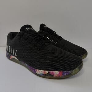 Nobull Outwork Midnight Palm Shoe Sneaker Black Floral Men's 14 Women's 15.5